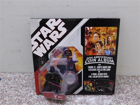Star Wars 30th Anniversary Coin Album Figure 1 Darth Vader And