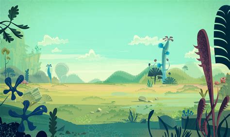 Animation Backgrounds For A Cartoon Pitch Animation Background