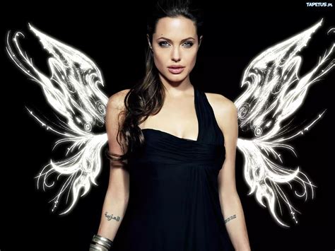 Angelina Jolie Ażurowe Skrzydła