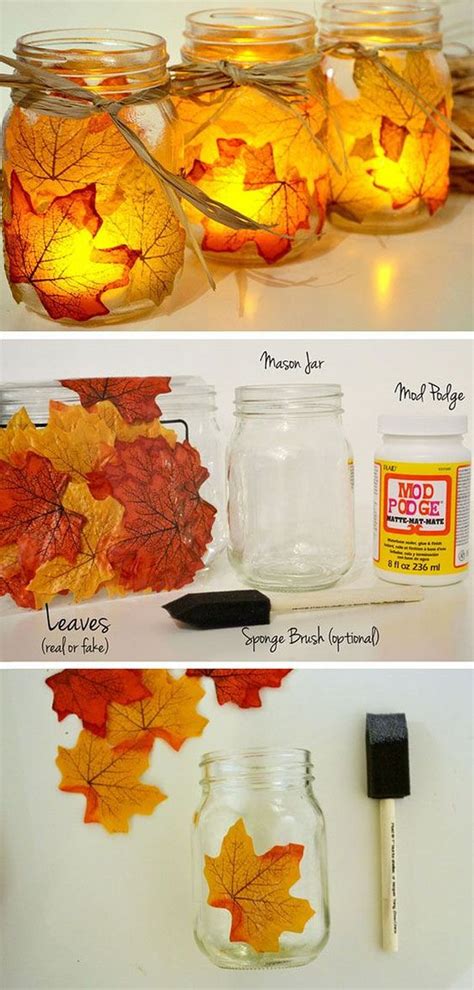 17 Easy Diy Thanksgiving Craft Ideas For Adults Mason Jar Crafts Diy
