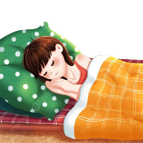 Sleeping Girl Png Picture Sleeping Girl Rest International Sleep Day Night Png Image For