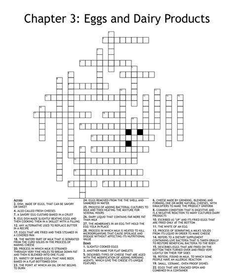 Biologists Eggs Crossword