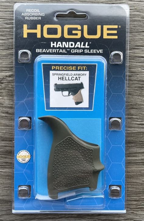 Hogue Springfield Armory Hellcat Handall Beavertail Grip Sleeve Black