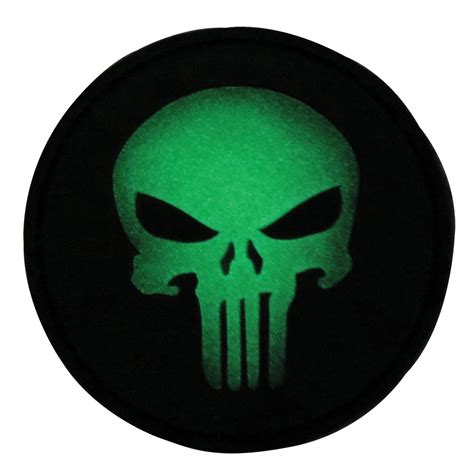 Pvc Badge Punisher Skull