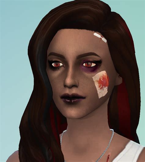 My Sims 4 Blog Bloody Makeup By Jingleriotsims