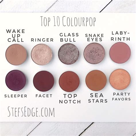 Top 10 Colourpop Eyeshadows Colourpop Single Eyeshadow Eyeshadow