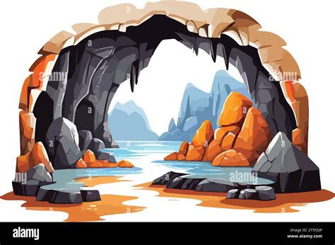 Cave Illustration Vector Format Cartoon Stock Vector Image And Art Alamy