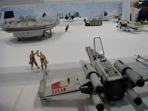 Starwars #squadrons #diorama in anticipation for the release of star wars squadrons, i've decided to build a diorama featuring. Star Wars Celebration V - Hoth Echo Base diorama - X-Wing … | Flickr