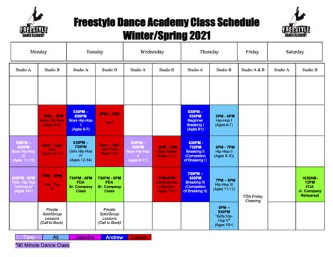 Register For 2021 Winterspring Dance Classes At Freestyle Dance
