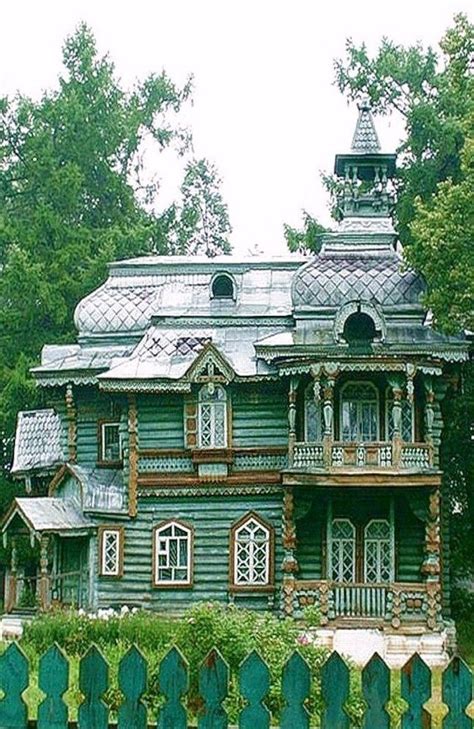 Old Dacha Russia Деревянная архитектура Архитектурный дизайн Викторианский дом