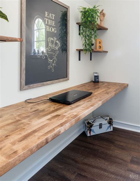 Maybe you would like to learn more about one of these? DIY Floating Desk - The Navage Patch in 2020 | Floating ...