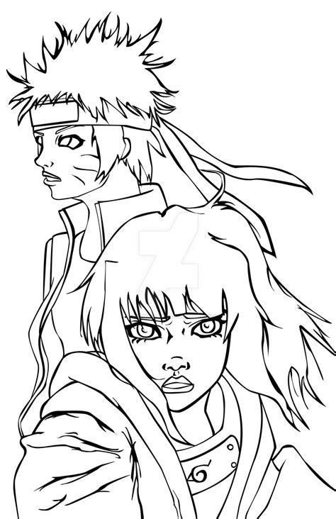Naruto Line Art By Lcbrown Ojeda On Deviantart