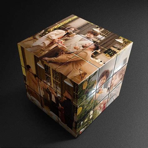 Custom Personalized Rubiks Cube With Photo Customized Etsy