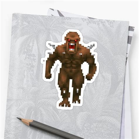 Doom Imp Sticker By Snippypie Redbubble