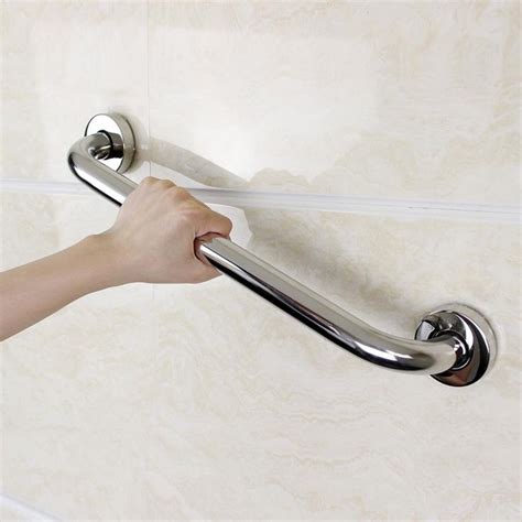 30cm Chrome Polished 304 Stainless Steel Bathroom Handrail Stainless