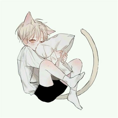 Girl With Images Anime Cat Boy Cute Anime Guys Anime Neko