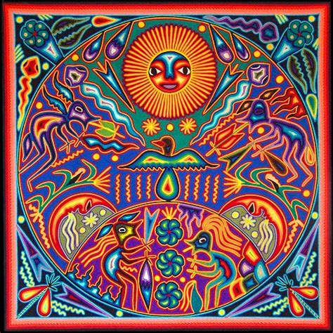 Peyote Inspired Art From The Huichol People