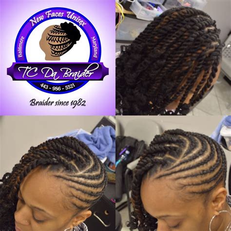 Pin By Tc Da Braider On Female Braids Updos Mohawks And Buns Hair
