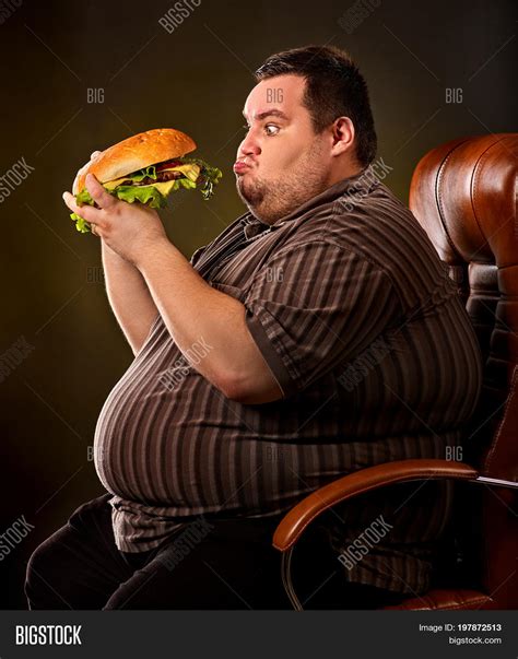 Diet Failure Fat Man Image And Photo Free Trial Bigstock