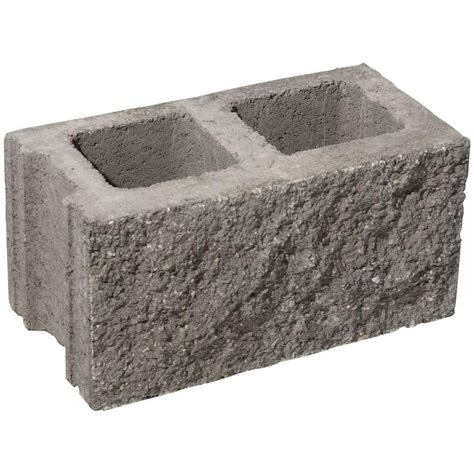 Place base layer of cinder blocks and use level to confirm flatness. 16 in. x 8 in. x 8 in. Concrete Block | Masonry blocks ...