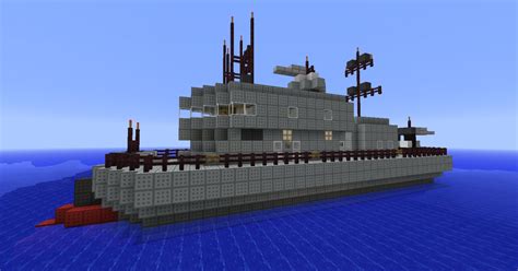 Navy Battleship Destroyer Minecraft Project