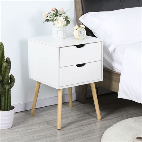 Add style to your home, with pieces that add to your decor while providing hidden storage. Yaheetech End Tables Nightstand with 2 Storage Drawers ...