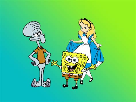 Alice And Spongebob Meeting With Squidward Animefan66 My Bestest