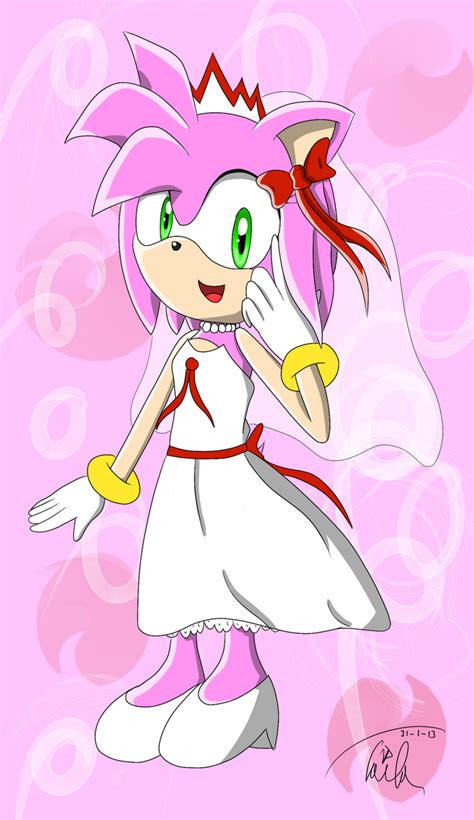 Amy Rose Marry Dress By Yukiko Snowflake On Deviantart