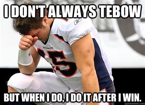 Last Week Of Fantasy Football In 5th Place 4 Team Playoff Tim Tebow Based God Quickmeme