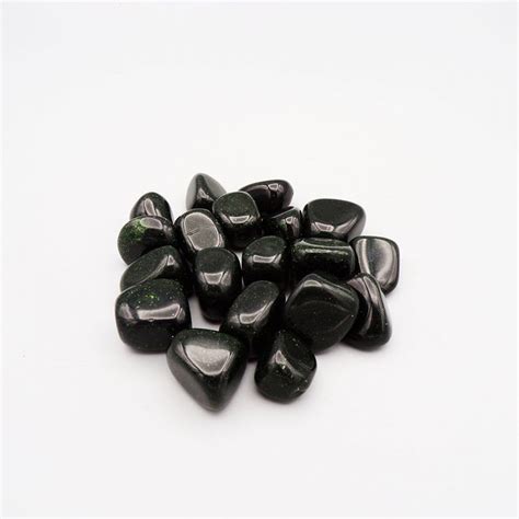 250g Green Goldstone Tumble Stones 20 25mm Rowell Rocks Ltd