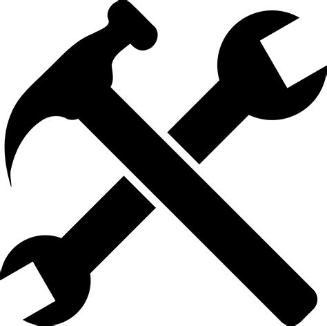 Spanners Hammer Tool Computer Icons Hammer And Sickle Png Download