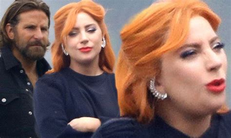 Lady Gaga Dyes Her Tresses A Fiery Color Lady Gaga Hair Lady Gaga Makeup Lady Gaga Images