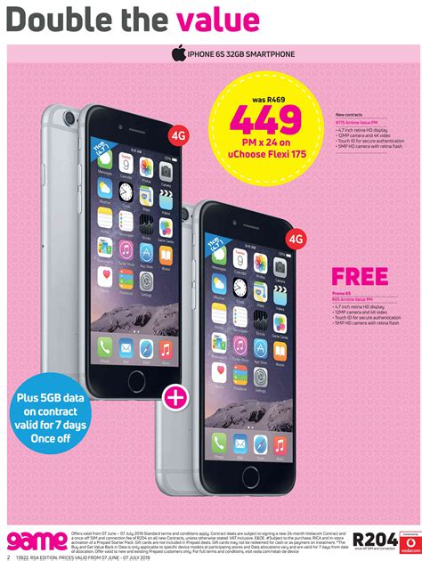 Special Apple Iphone 6s 32gb Smartphone On Uchoose Flexi 175 And Free