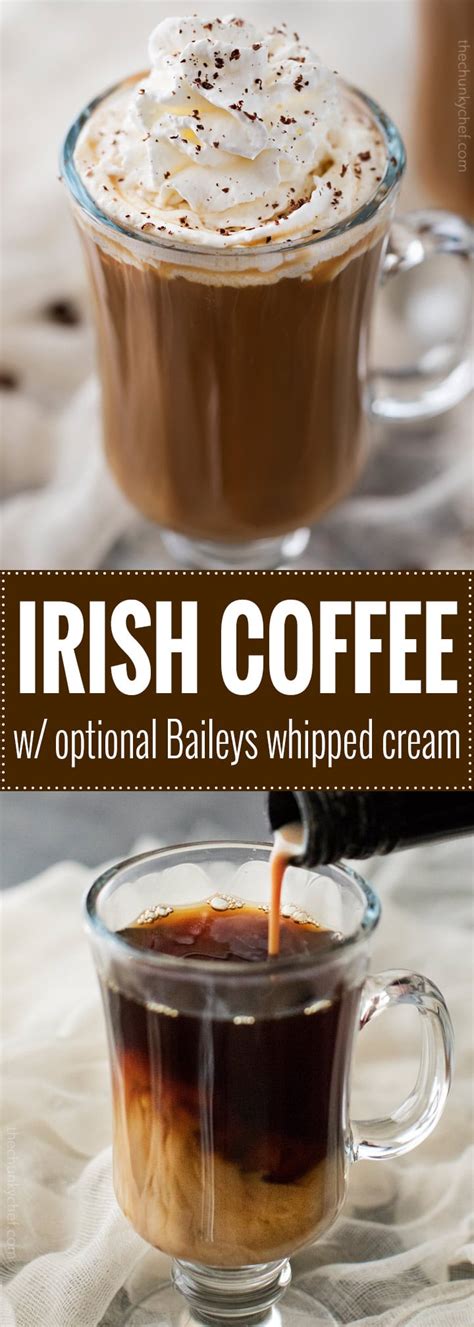 It's the perfect topping for cakes, coffee or your · this amazing peach whipped cream is made with fresh peaches and heavy whipped cream! Easy Irish Coffee with Baileys Whipped Cream - The Chunky Chef