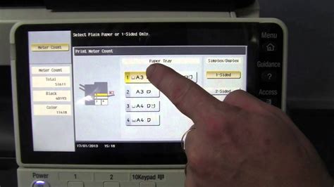 Homesupport & download printer drivers. Meter Reading bizhub C224-C754 Series - YouTube