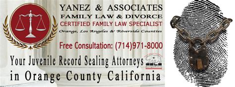 process for sealing juvenile criminal records in oc california