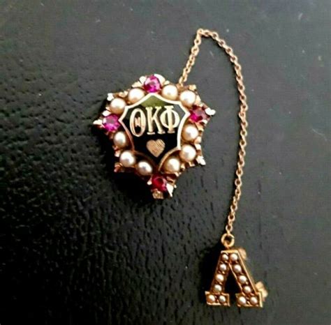 Vintage 10k Solid Gold Phi Kappa Theta Fraternity Pin Badge Lambda