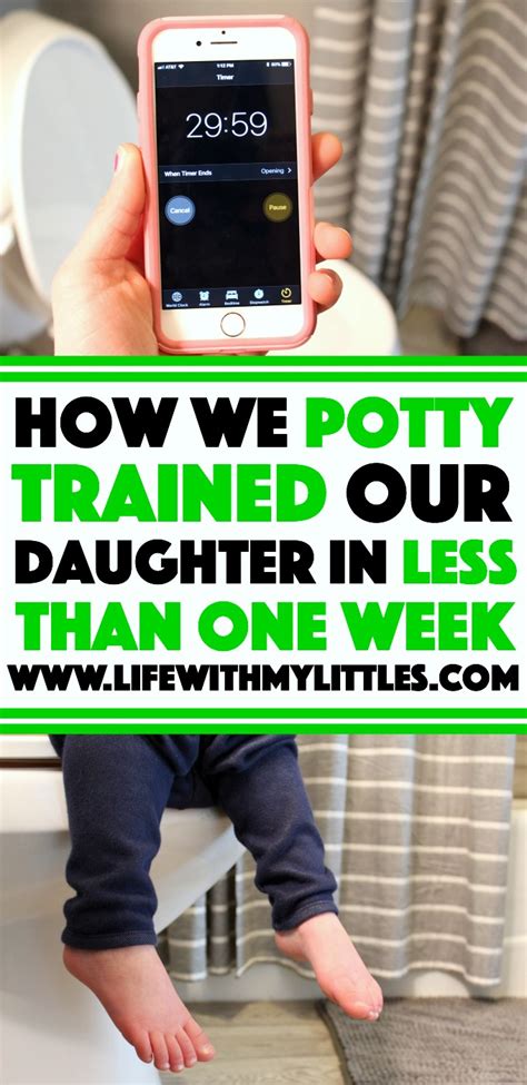 The Potty Training Method That Worked For Our Daughter Life With My