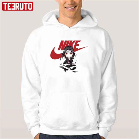 Uchiha Itachi Naruto Anime Nike Vintage Logo Nike Naruto Shirt The