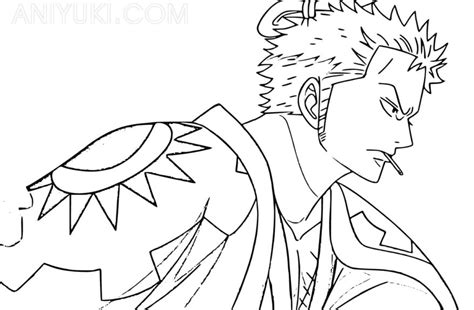 One Piece Roronoa Zoro Coloring Pages Coloring Cool The Best Porn Website