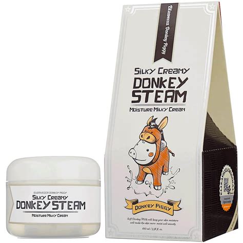 Elizavecca Silky Creamy Donkey Steam Moisture Milky Cream Pandeoshop