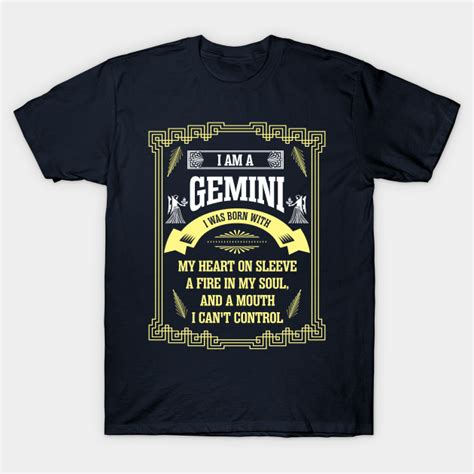 I Am A Gemini I Am A Gemini T Shirt Teepublic