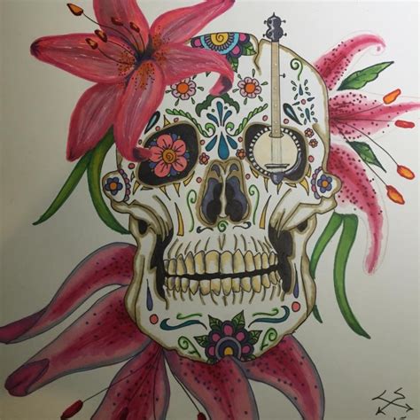 125 Best Sugar Skull Tattoo Designs And Meaning 2019