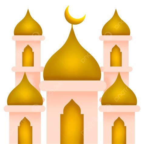 Mosque Dome Png Image Masjid Png Or Mosque Transparent With Gold Dome