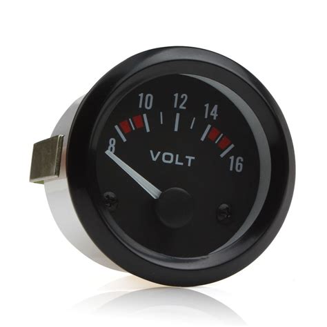 Mm V V Universal Led Electrical Car Voltmeter Voltage Gauge