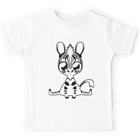 Baby Zebra Kids T Shirt By Pinelemon Zebra Kids Baby Zebra Kids Tshirts