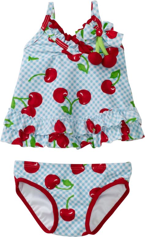 Kate Mack Baby Girls Cherry Tart 2 Piece Swimsuit Infant