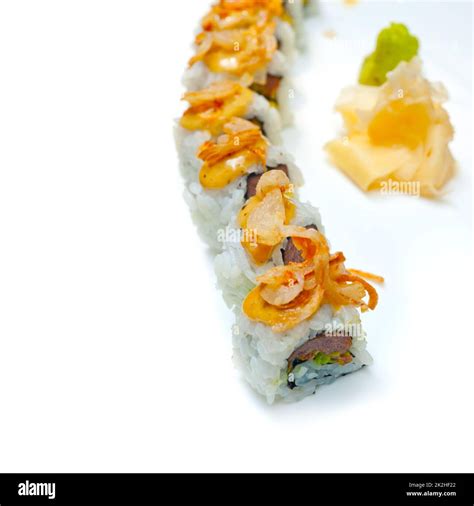 Japanese Sushi Rolls Maki Sushi Stock Photo Alamy