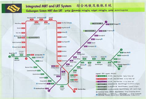 The New Integrated Mrt And Lrt System Map The Restaurant
