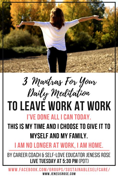 How To Leave Work At Work Jenesis Rose Coaching
